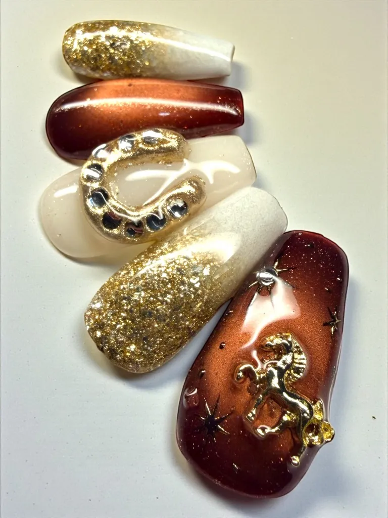 1月末まで限定開運干支ネイル＊