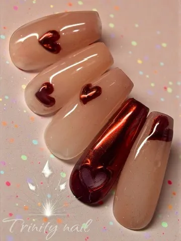 バレンタインネイル定額デザイン💞price💫8,000yen