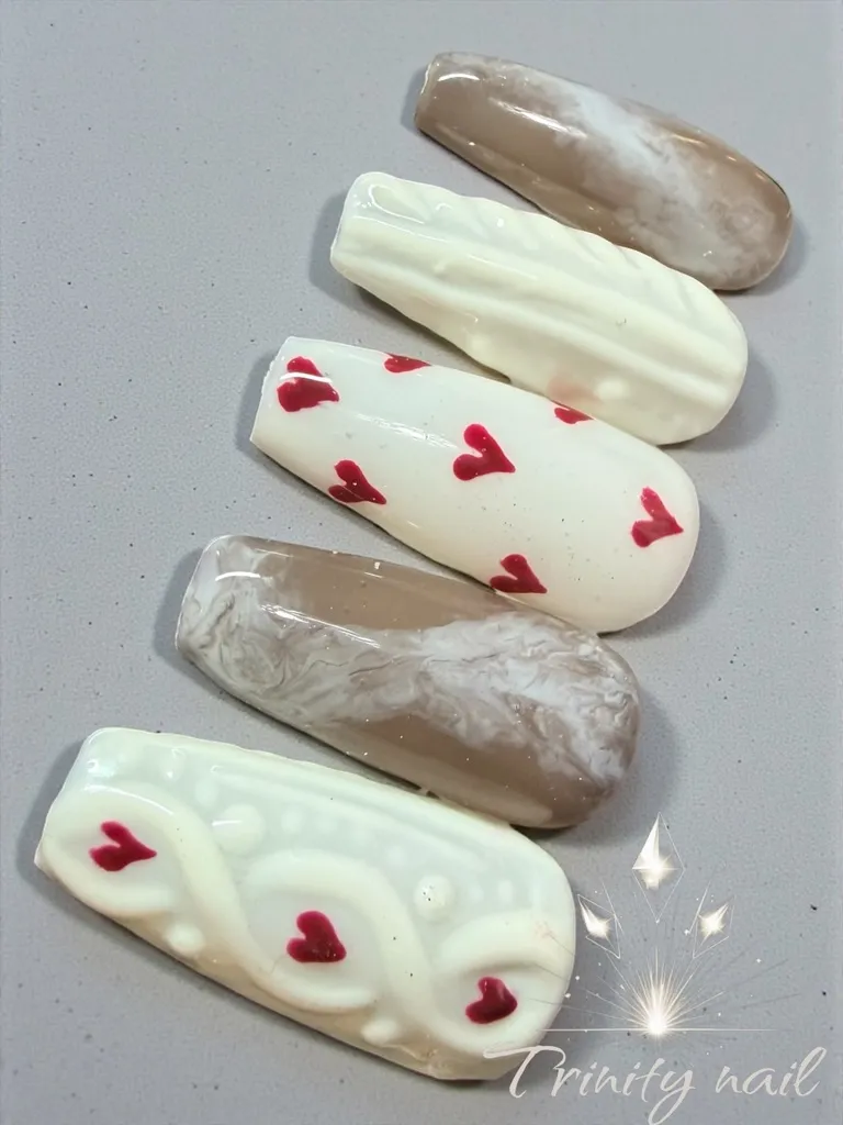 バレンタインネイル定額デザイン💞price💫8,000yen