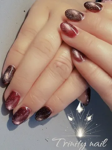 マグネットネイル２カラーアレンジ