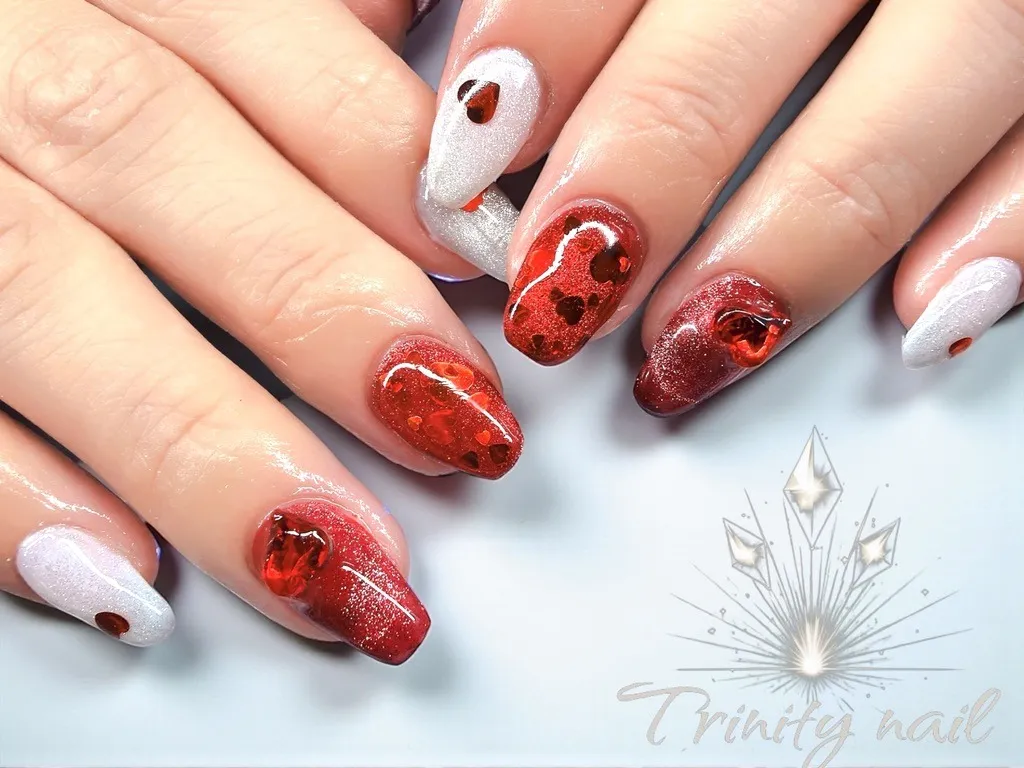 マンスリーデザイン＊バレンタインネイル