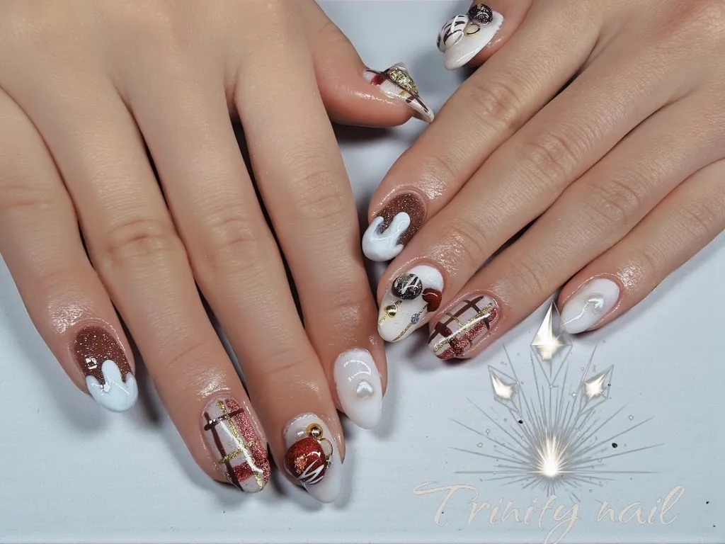 お持ち込みデザイン120分コース＊バレンタインネイル