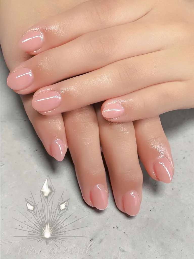 シンプルワンカラーネイル